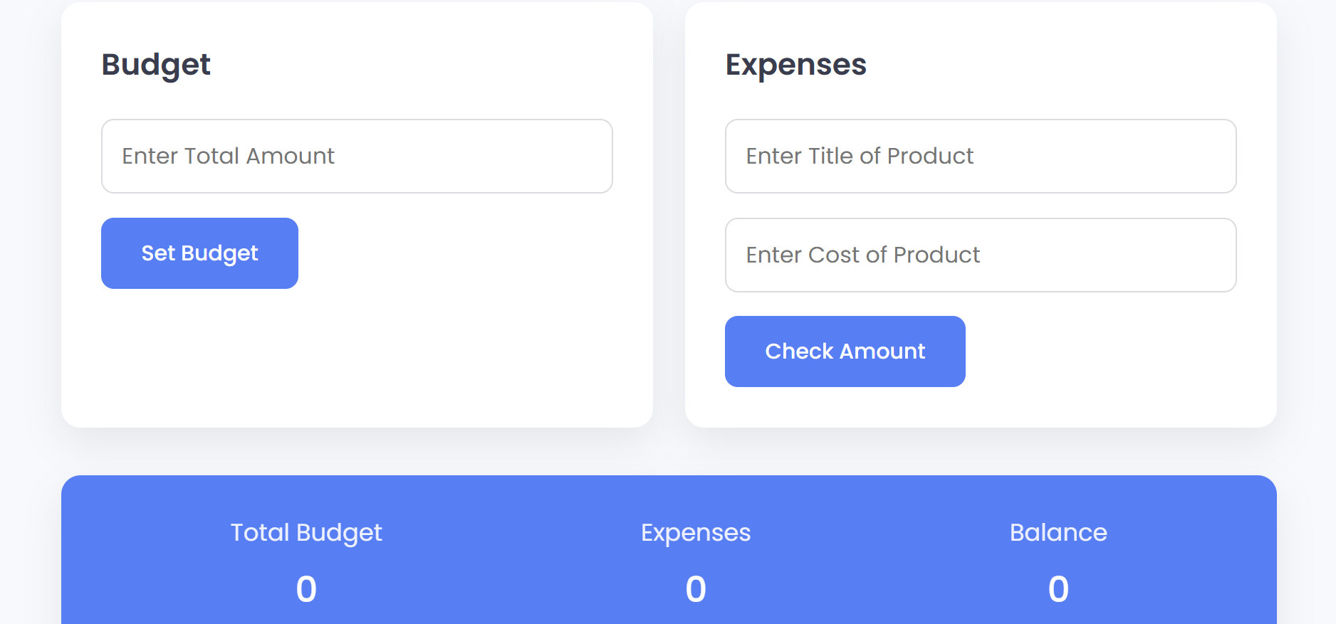 Budgeting App